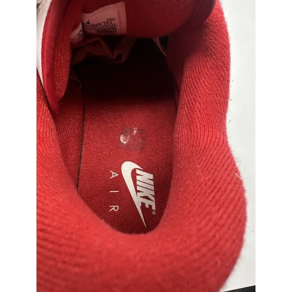 Nike Air Jordan 2/3 White Red Low Sneakers Men's Size 9.5 Clean w/ Box